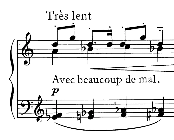 Very slow. With great difficulty.