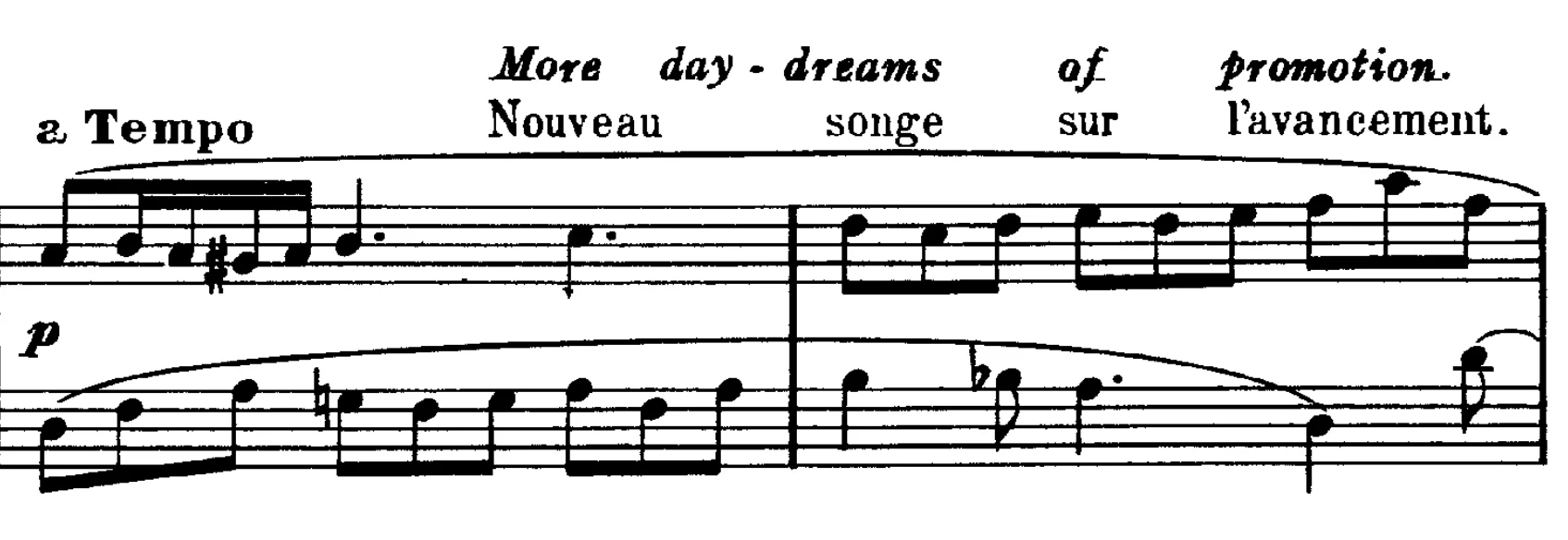 More day-dreams of promotion.