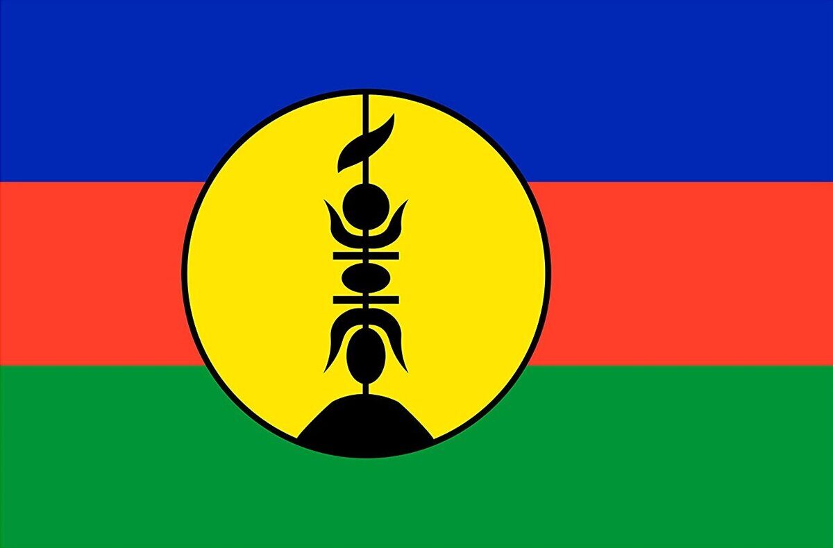 The flag of New Caledonia